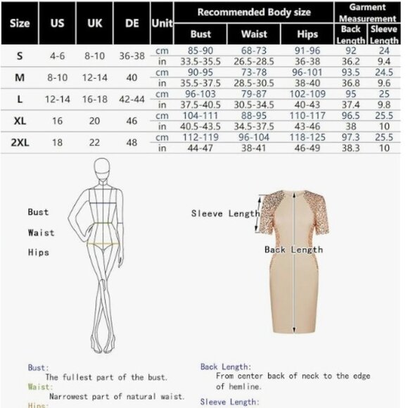 Grace Karin Black & Gold Sequin Cocktail Dress | Size S | NWT - Picture 8 of 8